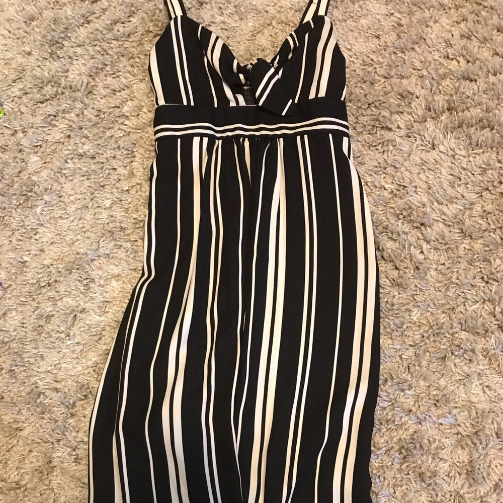 Xhilaration Dresses| Black and White Striped dress